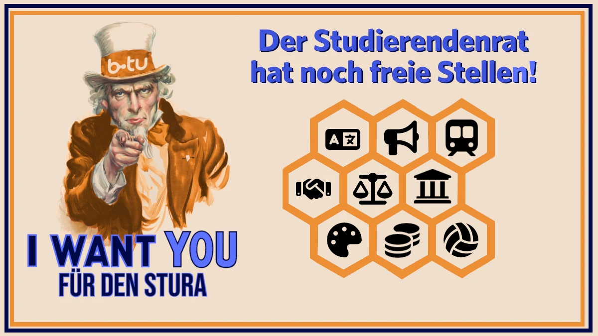 Der Studierendenrat hat noch freie Stellen!